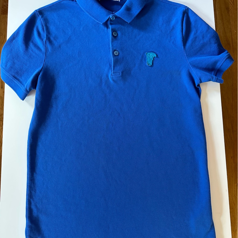 Versace Men’s Polo Small Blue